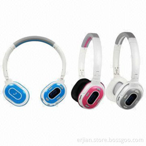 Wireless Headsets, MP3 Player with FM Radio SD Card Slot, Bluetooth Function for Mobile Phones